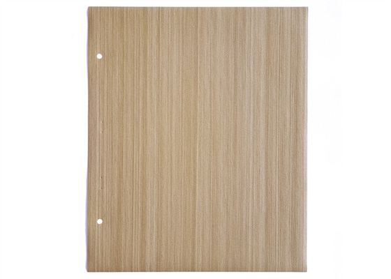Màu gỗ xám chải PVC Phim trang trí có thể định hình cho giá đỡ TV