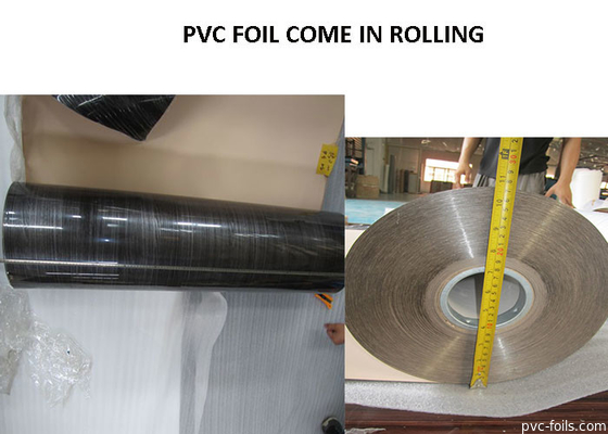 Lá nội thất PVC nội thất bằng gỗ 0,30mm màu trơn cho tủ búp phê