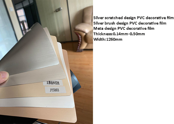 Màng trang trí PVC chống bẩn 0,50mm cho cửa tủ