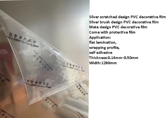 Màng trang trí PVC chống bẩn 0,50mm cho cửa tủ