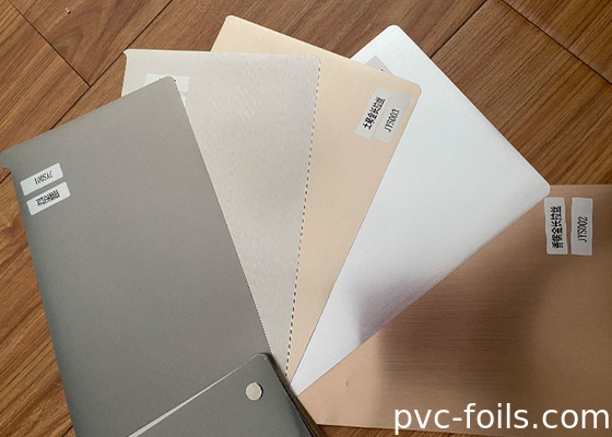 Màng nhôm tự dính PVC chải nhôm để bọc hồ sơ