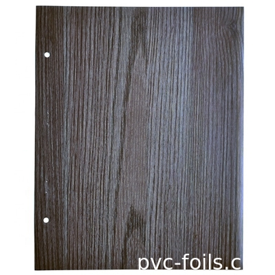 Màng trang trí PVC ROHS Keo dán hạt gỗ Độ dày 0,07mm-0,25mm