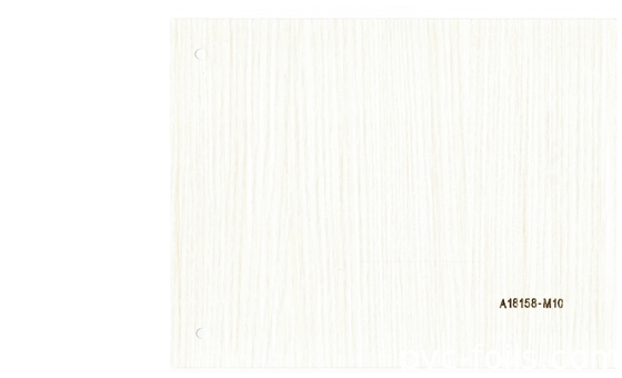 Màu gỗ trắng Màng nhựa PVC tự dính 0,10MM để trang trí bề mặt nội thất