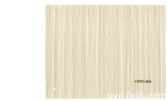 Màu gỗ trắng Màng nhựa PVC tự dính 0,10MM để trang trí bề mặt nội thất