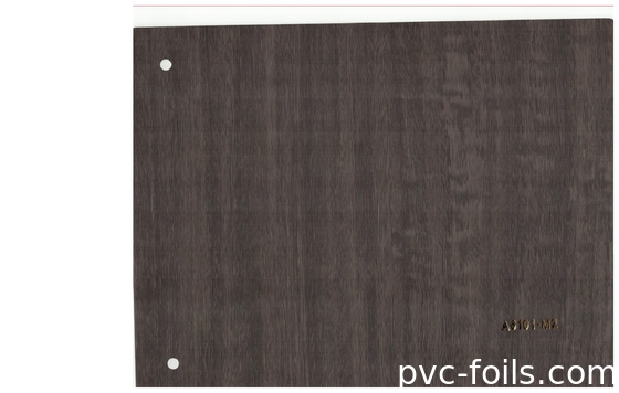 Phim trang trí PVC bằng gỗ tối màu tùy chỉnh cho gói hồ sơ cửa