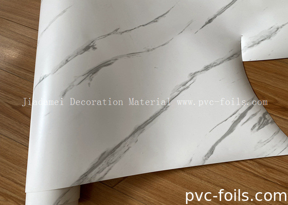 Bạch Marble Thiết kế PVC phim màng cuộn cho trang trí cửa tủ