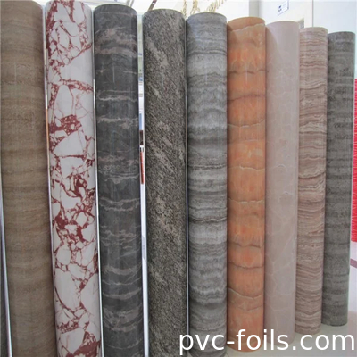Tấm hiệu ứng đá cẩm thạch PVC phim trang trí và bao bì trong cuộn cho xây dựng