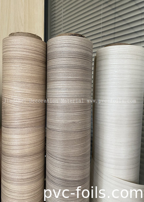 Phim trang trí PVC cuộn gỗ trắng cho cửa màng