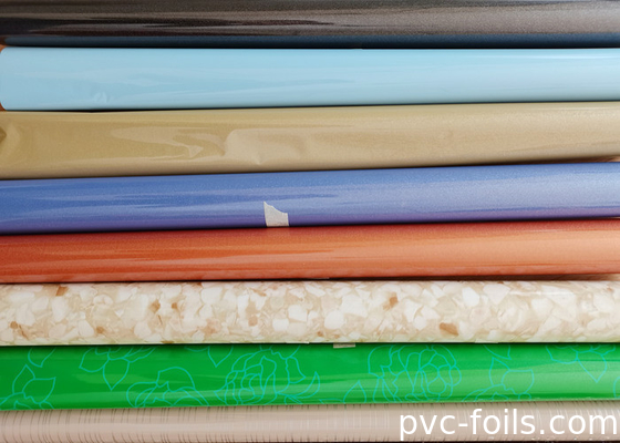 Bao bì trong cuộn cao bóng màu sắc tự dán phim PVC cho trang trí đồ nội thất