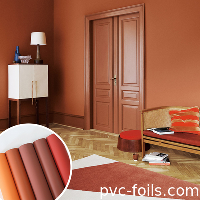 Super Matte Anti-Fingerprint PVC Foil Membrane Cho Cửa Nội thất