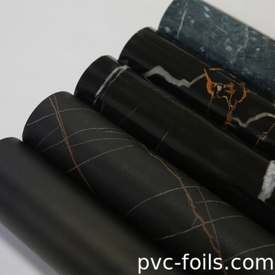 Đơn vị hóa marble thiết kế PVC đồ nội thất giấy cuộn cho lớp phủ, máy in chân không, bọc