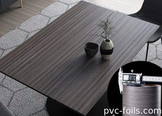 Đồ nội thất PVC bề mặt phim gỗ hạt thiết kế tùy chỉnh độ dày cho sơn