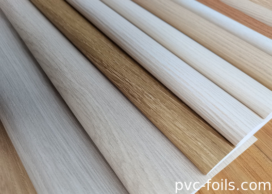 Phim trang trí PVC hạt gỗ siêu mờ cho đồ nội thất và tủ tân trang