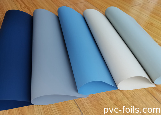 Blue Super Matte Solid Color Self-Adhesive PVC Film cho trang trí nhà DIY