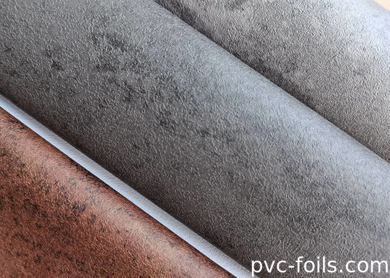Grey bê tông đá thiết kế PVC phim trang trí cho cửa nội thất