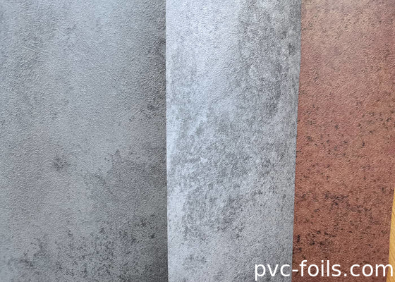 Phim trang trí PVC màu xám hiện đại cho các tấm tường