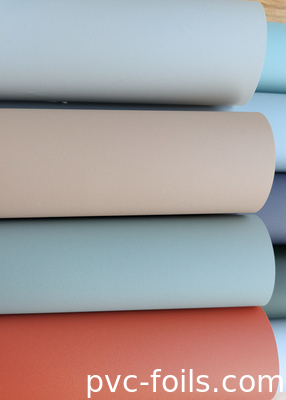 Guangdong Foshan PVC membrane foils Roll cho trang trí cửa tủ