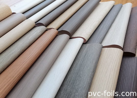 Foshan gỗ hạt tự dán PVC đồ nội thất dán cho trang trí bề mặt
