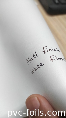 Matte Finish PVC phim trang trí cho 1,2mm Acrylic tấm, 0.15mm Độ dày
