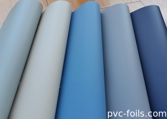 Soft Touch Matte PVC Decorative Film cho cửa niêm mạc và máy in chân không