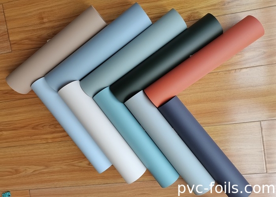 Bộ phim trang trí PVC màu mịn cho máy in chân không và cửa niêm mạc