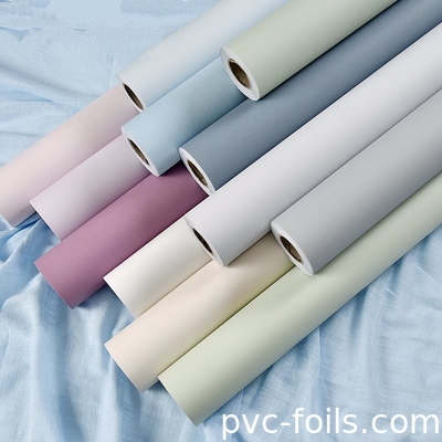 Soft Touch Solid Color PVC Decorative Film cho cửa và tủ niêm mạc