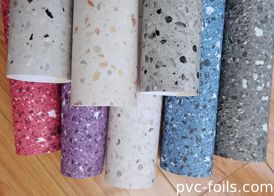 Marble Design Self-Adhesive PVC Furniture Film cho bàn bếp