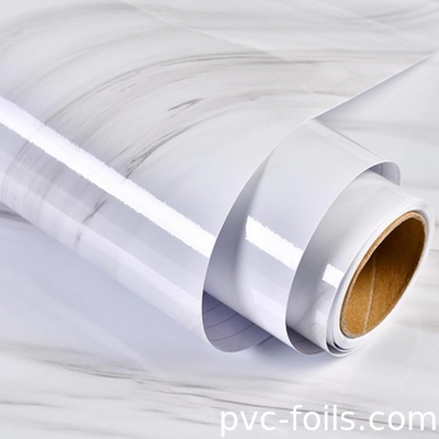 Bức tường nhà bếp tự dán bằng đá cẩm thạch bóng cho tấm gạch gốm chống dầu