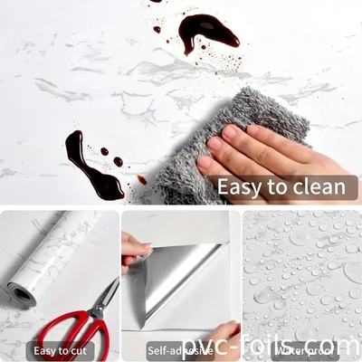 Bộ phim trang trí PVC tự dán chống nước cho việc cải tạo bếp