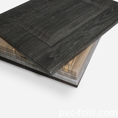 Super Matte gỗ hạt nhựa PVC màng cho cửa và tủ phủ
