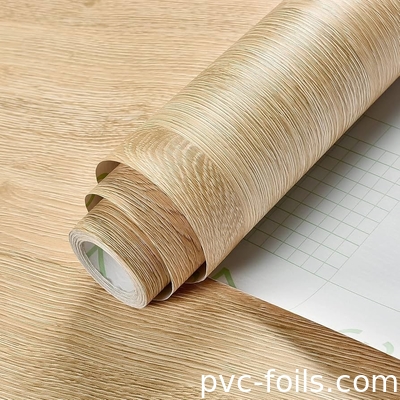 Màn hình PVC vinyl tự dán có thể tháo rời hạt gỗ để phủ đồ nội thất