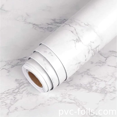 Phim mảng PVC bền có hiệu ứng đá cẩm thạch cho nhà bếp và đồ nội thất chống trầy xước kết thúc bóng cao