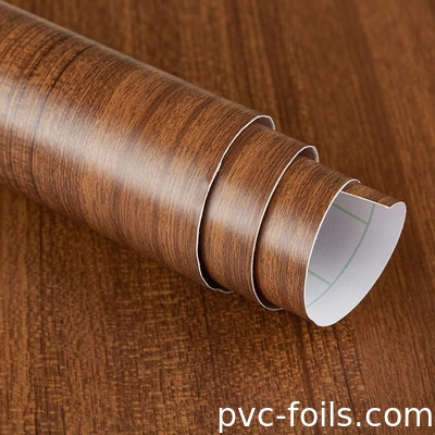 Dễ lắp đặt Phim nhựa cho đồ nội thất Thiết kế bề mặt gỗ thực tế