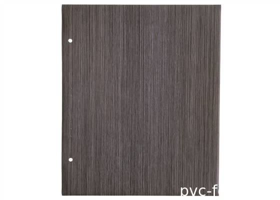 Dark Wooden Grain Laminate PVC Foil Membrane Cho MDF Cabinet Door Vacuum Press