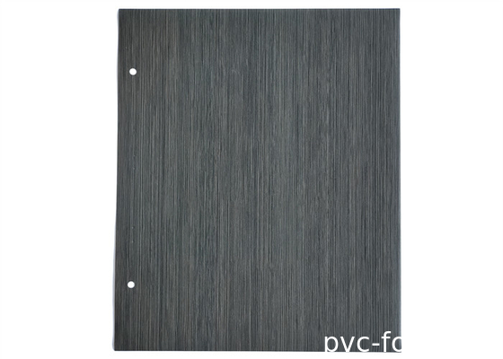 Đen gỗ hạt đúc PVC giấy trang trí cho cửa tủ MDF Press màng chân không