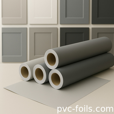 Soft Touch Super Matte Solid Color PVC Lamination Film cho đồ nội thất và cửa