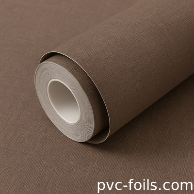 Vật liệu kết cấu Màu sắc rắn PVC kết cấu tự dính tường phủ cho trang trí tường nội thất