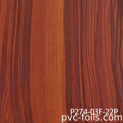 Super Matte Wood Texture PVC phim trang trí cho máy in màng chân không