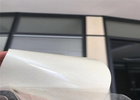 Cửa màng nội thất cuộn màng nhựa Pvc có độ bóng cao 0,3mm màu trắng