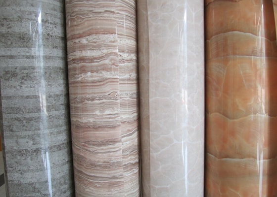 Màng PVC bóng cao có khả năng chống nóng cho cửa ra vào bằng đá cẩm thạch