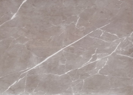 Phim PVC có độ bóng cao bằng đá cẩm thạch xám cho tấm tường MDF