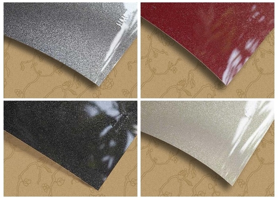 Thiết kế in phim Pvc kim loại bóng cao cho vỏ tủ lót 0,3mm