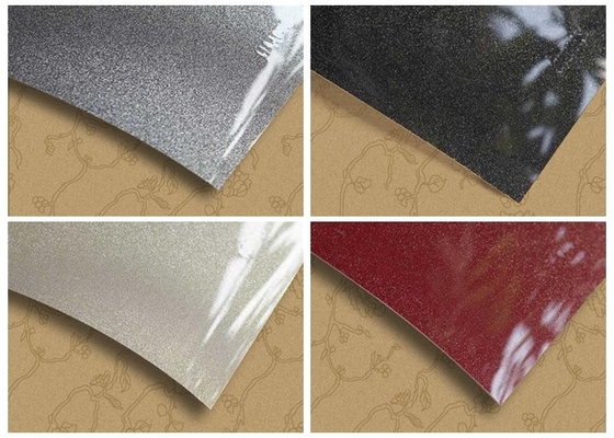 Thiết kế in phim Pvc kim loại bóng cao cho vỏ tủ lót 0,3mm
