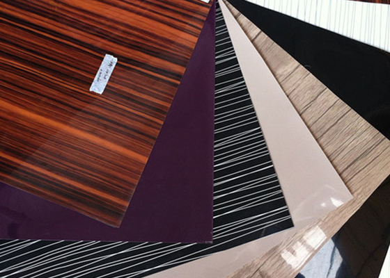 0.10mm High Gloss Pvc Laminate phim cho đồ nội thất cửa nhà bếp