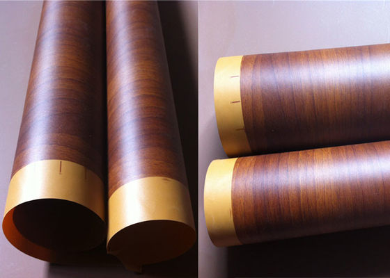 Lá nhựa PVC chống thấm nước cho máy ép màng Hút chân không Gỗ hồng đỏ cuộn 500m