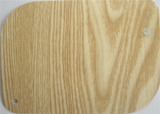 Màu vàng hoàn thiện bằng gỗ Pvc Vinyl cho bảng WPC chống thấm tường
