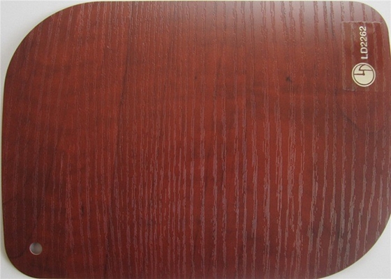 Hiệu ứng gỗ 3D mờ Lá màng PVC để trang trí tủ quần áo