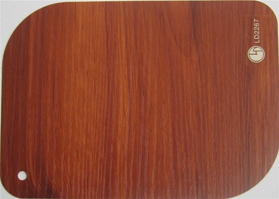 WPC PVC foil trang trí cửa bọc Aluminmum Hồ sơ cuộn 500m