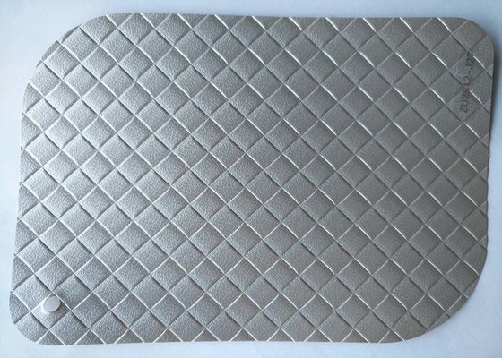 Lá trang trí PVC nổi màu bạc Độ dày 0,50mm